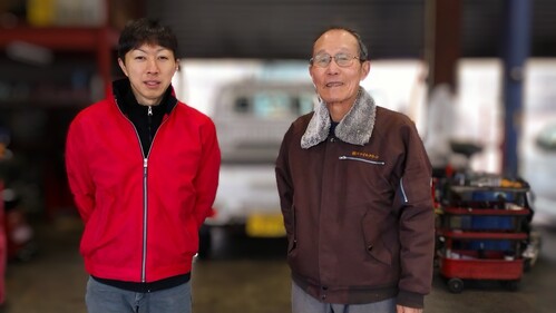 Hiroki Takizawa (Left) and Masayoshi Shimizu (Right) worked together to tag the butterflies at Grandeco Ski Resort, including the individual captured in Hong Kong in Dec 2024.